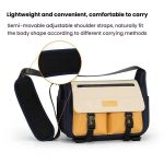 Shoulder Camera Bag Waterproof Crossbody Microsingle DSLR Camera Messenger Bag, Cwatcun D191 Medium, Cwatcun D191 Large – Bild 2