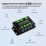 4-Wege-USB-3.2-Hub 1 bis 4 Metallgehäuse-Extender, 27837 – Bild 4