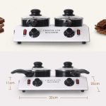 Dessert Making Double Cylinder Chocolate Hot Melt Machine, US Plug, UK Plug, EU Plug – Bild 3