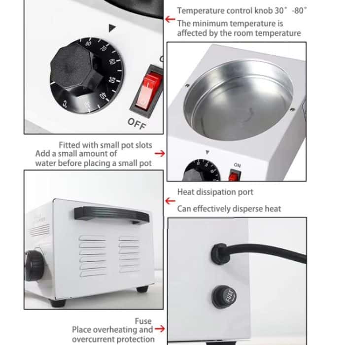 Dessert Making Double Cylinder Chocolate Hot Melt Machine, US Plug, UK Plug, EU Plug – Bild 4
