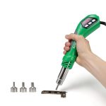 BAKU BA-8034 650W Hot Air Blower 100-500 Degrees Celsius Heat Tool With 3 Nozzles, 220V EU Plug, 110V US Plug