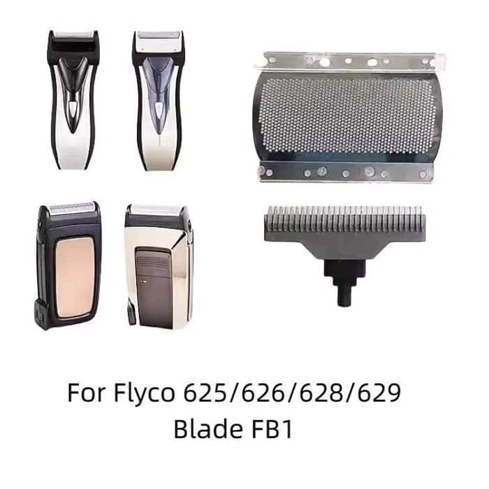 For Flyco FS625/FS626/FS628/FS629 Electric Shavers Replacement, 3pcs /Pack Foil, 3pcs /Pack Blade, Foil + Blades – Bild 2
