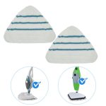 2 teile/paket Für H2O X5 Steam Mop Ersatz Pads Mikrofaser Mopp Kopf