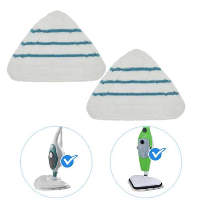 2 teile/paket Für H2O X5 Steam Mop Ersatz Pads Mikrofaser Mopp Kopf – Bild 1