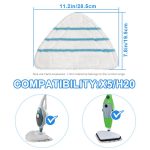 2 teile/paket Für H2O X5 Steam Mop Ersatz Pads Mikrofaser Mopp Kopf – Bild 3