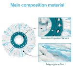 4pcs /Pack Mop Head for Leifheit Twist Mop Super Absorbent Microfiber Replacement – Bild 4