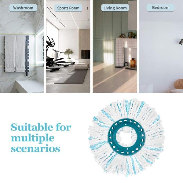 4pcs /Pack Mop Head for Leifheit Twist Mop Super Absorbent Microfiber Replacement – Bild 6