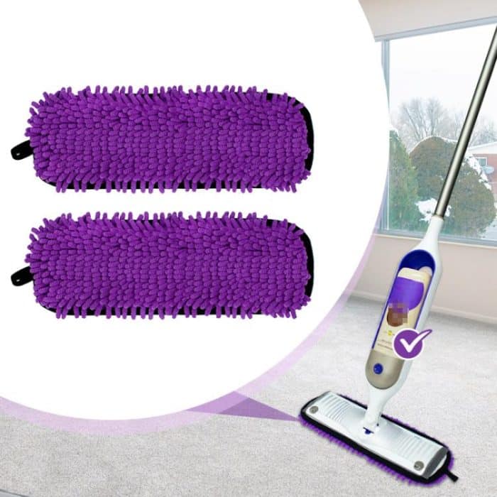 2pcs /Pack Chenille Microfiber Mop Pads For Swiffer PowerMop Replacement – Bild 1