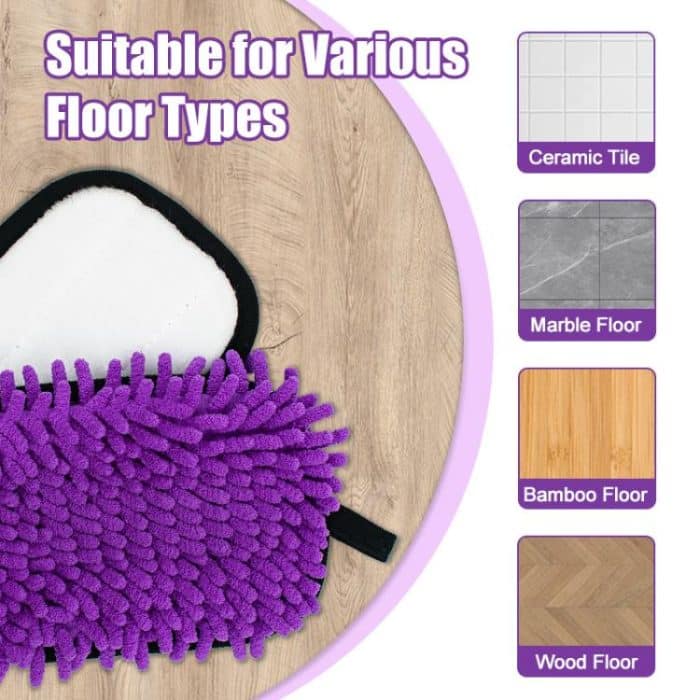 2pcs /Pack Chenille Microfiber Mop Pads For Swiffer PowerMop Replacement – Bild 5