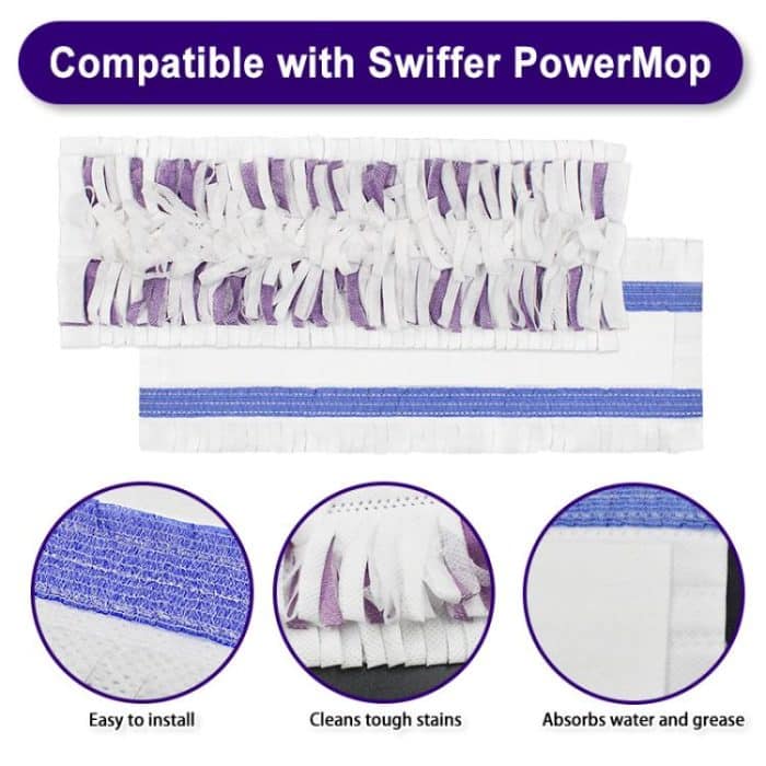 2pcs /Pack Disposable Mop Pad Refills For Swiffer PowerMop Floor Cleaning Replacement – Bild 6