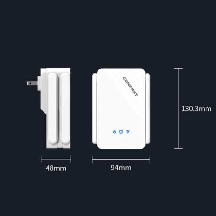 COMFAST CF-XR185 V2 AX3000 WiFi 6 Extender Dual Band Gigabit Wireless Repeater, EU Plug, US Plug, UK Plug, AU Plug – Bild 11