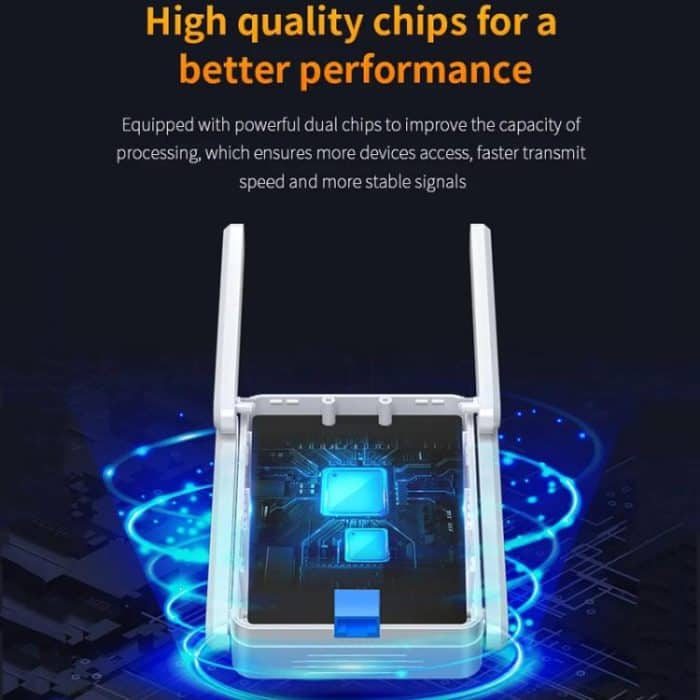 COMFAST CF-XR185 V2 AX3000 WiFi 6 Extender Dual Band Gigabit Wireless Repeater, EU Plug, US Plug, UK Plug, AU Plug – Bild 8