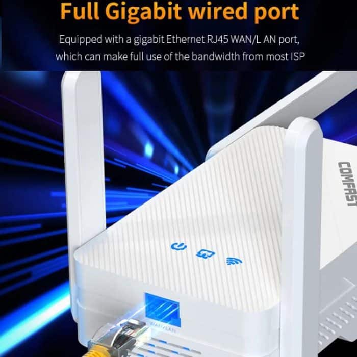 COMFAST CF-XR185 V2 AX3000 WiFi 6 Extender Dual Band Gigabit Wireless Repeater, EU Plug, US Plug, UK Plug, AU Plug – Bild 10