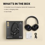 OneOdio Focus A5 ANC Active Noise Reduction Headset Wireless Bluetooth Gaming Sports Headset, Focus A5 – Bild 10