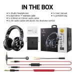 OneOdio A71M Headset Wired DJ Disc Monitor Headphones With Mic Computer Headphone, A71M – Bild 8