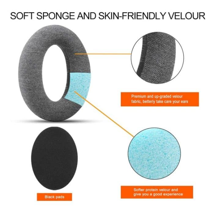 1pair Replacement Ear Pads For Sennheiser HD545, HD565, HD580, HD600, HD650 Headphones, Ear Pads – Bild 4