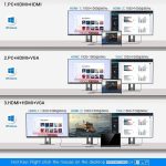 MCY 12-in-1 USB-C-Hub mit Dreifach-Monitor-Unterstützung (1000 Mbit/s Lan+VGA+USB3.0/USB2.0+SD/TF+2 HDMI 4K 30 Hz+85 W PD) – Bild 3