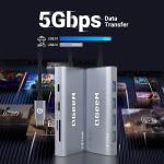 QGeeM 9-in-1 USB-C/Typ-C-Dockingstation-Hub RJ45 + 4K 30 Hz HDMI + PD 85 W + USB 2.0/USB 3.0 + SD/TF – Bild 6