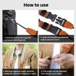 Universal Camera Shoulder Strap Double Locking Portable Camera Accessories, D193 – Bild 7