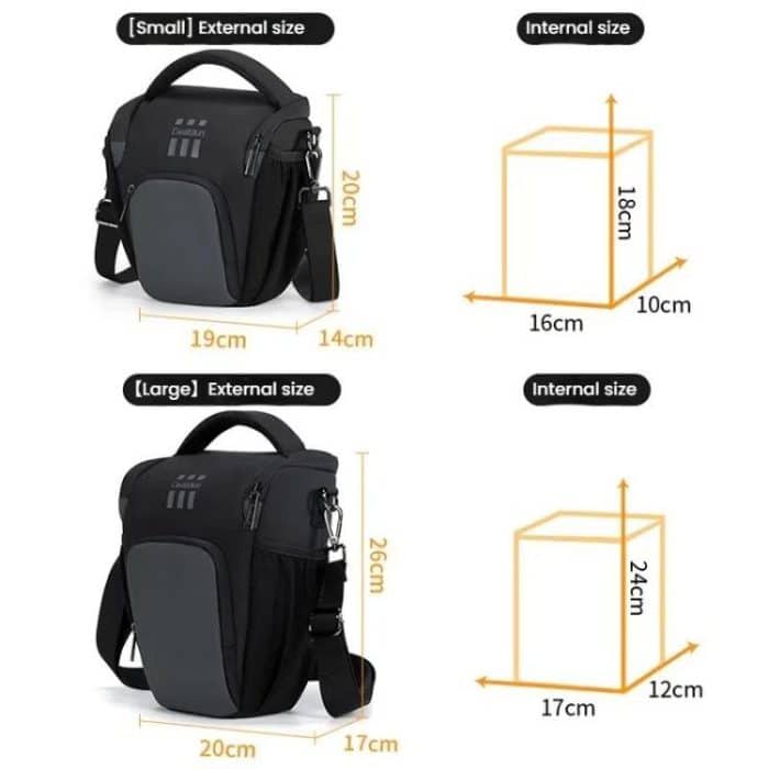 Lightweight Portable Leather Film Material Camera Crossbody Bag, Cwatcun D1 Small, Cwatcun D1 Large – Bild 4