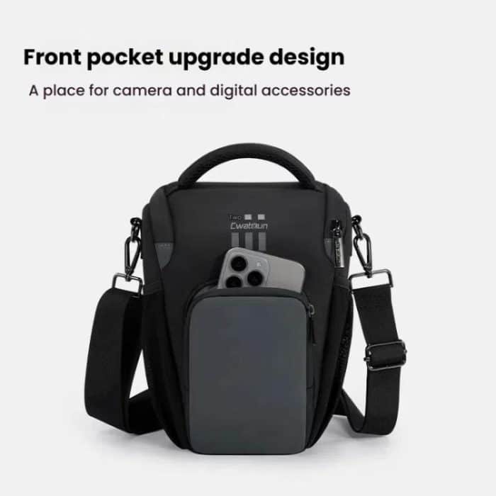 Lightweight Portable Leather Film Material Camera Crossbody Bag, Cwatcun D1 Small, Cwatcun D1 Large – Bild 6
