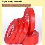 5rolls 0.2mm Thick Acrylic Polyester PET Double Sided Adhesive Tape, 10m/roll, 3mm, 4mm, 5mm, 6mm, 8mm, 10mm, 15mm, 20mm – Bild 2