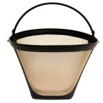 Replacement Filter Basket For Drip Coffee Makers Universal Ultra-Fine Mesh Coffee Powder Basket With Durable Handle