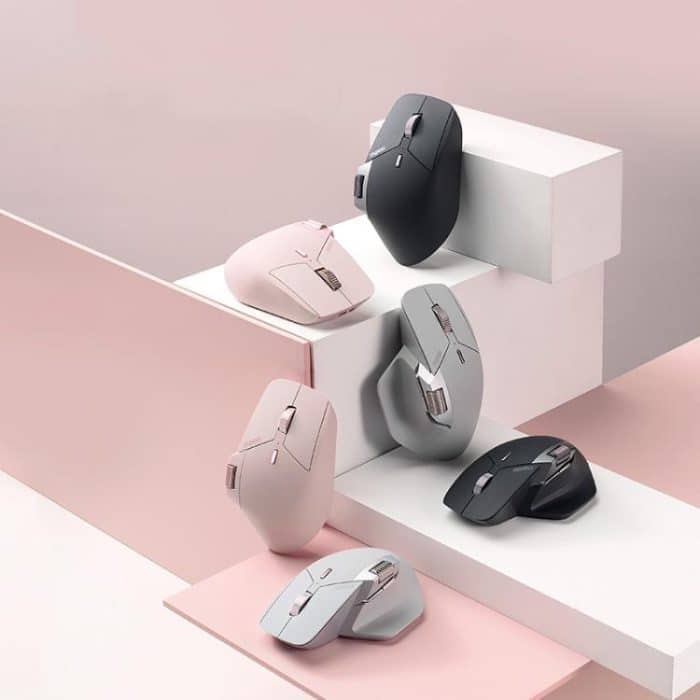 Rapoo Wireless Triple Mode Mice Ergonomic Desktop Laptop Business Office Mouse, MT760 Black, MT760mini Black, MT760 Gray, MT760mini Gray, MT760 Pink, MT760mini Pink – Bild 2