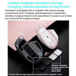 Rapoo Wireless Triple Mode Mice Ergonomic Desktop Laptop Business Office Mouse, MT760 Black, MT760mini Black, MT760 Gray, MT760mini Gray, MT760 Pink, MT760mini Pink – Bild 11