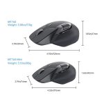 Rapoo Wireless Triple Mode Mice Ergonomic Desktop Laptop Business Office Mouse, MT760 Black, MT760mini Black, MT760 Gray, MT760mini Gray, MT760 Pink, MT760mini Pink – Bild 3