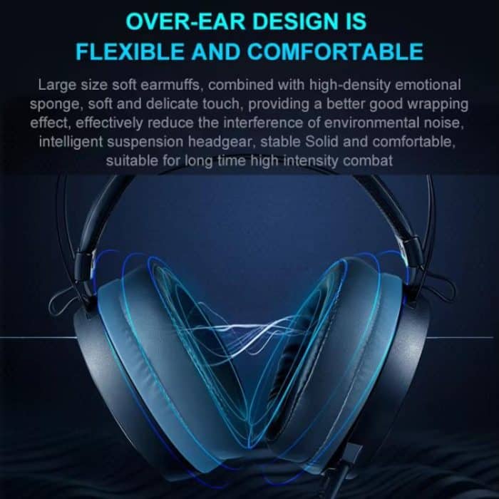 Rapoo VH160 Gaming Headset RGB PC Virtual 7.1 Channel Noise Reduction Headset With MIC – Bild 5