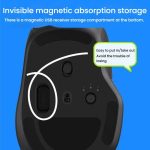 Rapoo MT560 3-Mode Wireless Bluetooth Mouse Ergonomic Desktop Laptop Mouse – Bild 12