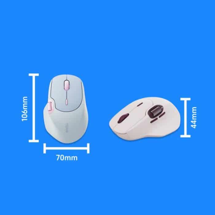 Rapoo MT560 3-Mode Wireless Bluetooth Mouse Ergonomic Desktop Laptop Mouse – Bild 13