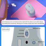 Rapoo MT560 3-Mode Wireless Bluetooth Mouse Ergonomic Desktop Laptop Mouse – Bild 5