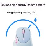 Rapoo MT560 3-Mode Wireless Bluetooth Mouse Ergonomic Desktop Laptop Mouse – Bild 7