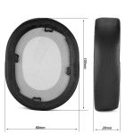 For Corsair HS55/HS55 Pro/HS65 Headset 1pair Replacement Ear Cushions Ear Pads, Ice Silk Black, Football Net Black, Leather + Velvet Black, Ice Silk Gray, Football Net Gray, Leather + Velvet Gray – Bild 6