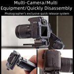 Arca Quick Release Adapter Gimbal Stabilizer Tripod Sports Quick Release Plate Stand, XILETU XQ-1, XILETU XQ-1A – Bild 7