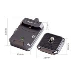 Arca Quick Release Adapter Gimbal Stabilizer Tripod Sports Quick Release Plate Stand, XILETU XQ-1, XILETU XQ-1A – Bild 10