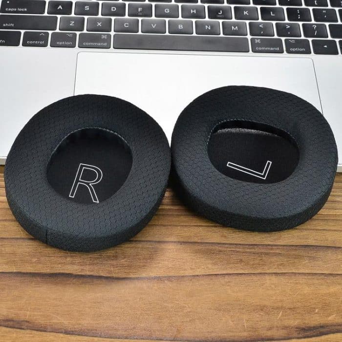 For Microsoft Xbox Series Gaming Headset 1pair Ear Cushion Covers Replacement Ear Pads, Football Net Black – Bild 6