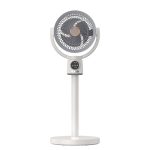 Air Circulation Fan Turbo Light Convection Standing Fan Remote Control Timer Floor Fan, USB Plug, Rechargeable