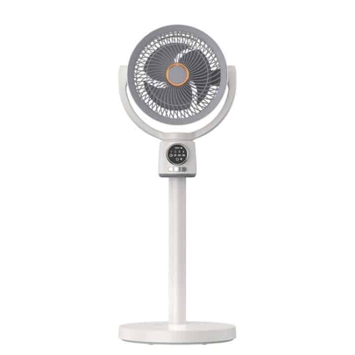 Air Circulation Fan Turbo Light Convection Standing Fan Remote Control Timer Floor Fan, USB Plug, Rechargeable – Bild 1