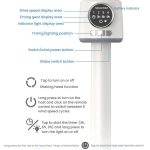 Air Circulation Fan Turbo Light Convection Standing Fan Remote Control Timer Floor Fan, USB Plug, Rechargeable – Bild 19