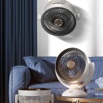 USB Air Circulation Fan Office Desktop Small Fan, USB Plug, Rechargeable – Bild 2