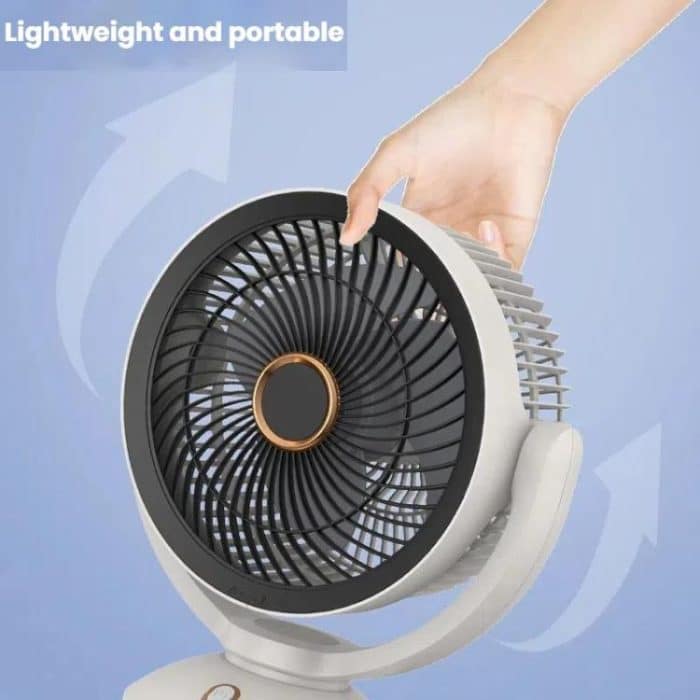 USB Air Circulation Fan Office Desktop Small Fan, USB Plug, Rechargeable – Bild 15