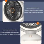 USB Air Circulation Fan Office Desktop Small Fan, USB Plug, Rechargeable – Bild 17