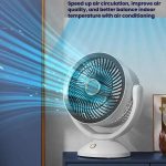 USB Air Circulation Fan Office Desktop Small Fan, USB Plug, Rechargeable – Bild 10