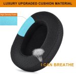 1pair Ear Cushions For Sennheiser HD 4.50BT, HD 4.50, HD 4.50BTNC, HD 4.50SE, HD 4.40BT, HD 4.30G, HD 4.20S, HD 458BT, HD 450, HD 450BT, HD 400S, HD 350BT – Bild 3