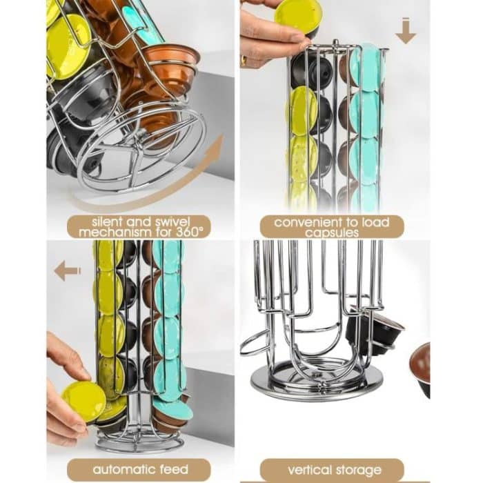 Für Nespresso Dolce Gusto OASISWJ YZ1312 18-teiliger Kaffeekapsel-Organizer – Bild 4