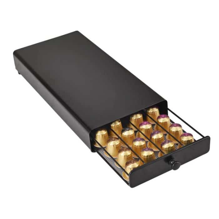 For Nespresso OASISWJ YZ1384 Handle Model 40pcs Dustproof Coffee Capsule Organizer, YZ1384 With Handle – Bild 1