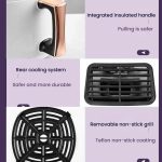 8L Air Fryer Household Multi-Function Large Capacity Oil-Free Electric Fryer, White EU Plug, White US Plug, White UK Plug, Black EU Plug, Black US Plug, Black UK Plug – Bild 8